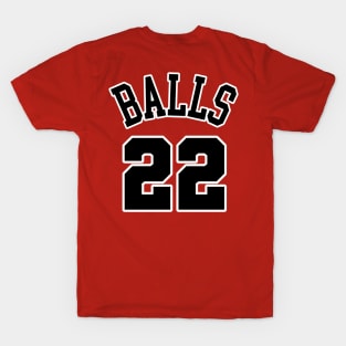 Chiconco Balls Jornan Jersey (Front/Back Print) T-Shirt
